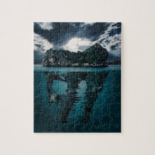 Dinosaur Skull Island Puzzle