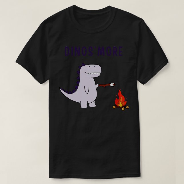 Dinosaur Smores T-Shirt (Design Front)
