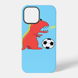 Dinosaur Soccer Sporty Kids iPhone 12 Pro Case