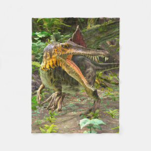 Dinosaur Spinosaurus Fleece Blanket