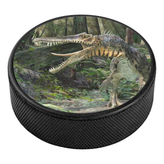 Dinosaur Spinosaurus Hockey Puck (3/4)