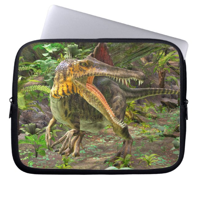 Dinosaur Spinosaurus Laptop Sleeve (Front)