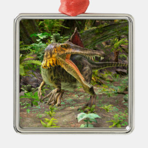 Dinosaur Spinosaurus Metal Tree Decoration