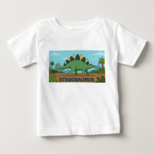 Dinosaur Stegosaurus  Baby T-Shirt