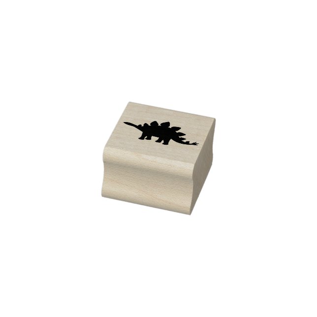 Dinosaur Stegosaurus Dino Cute Kid's Rubber Stamp (Stamp)