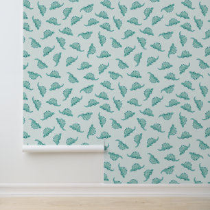 Dinosaur Stegosaurus Kids Wallpaper