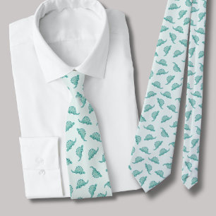 Dinosaur Stegosaurus pattern Tie