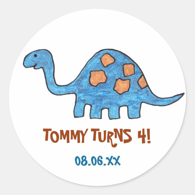 Dinosaur Stickers (Front)