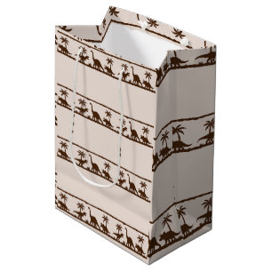 Dinosaur Stripe Medium Gift Bag