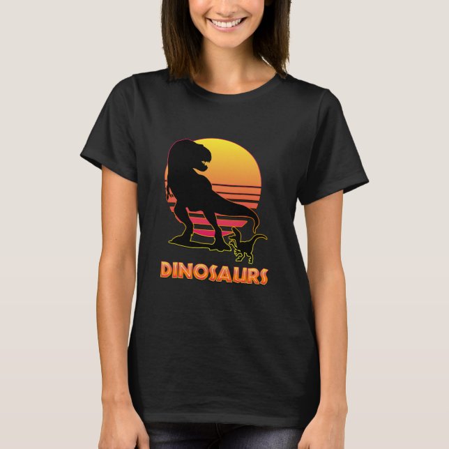 Dinosaur Summer for kids adults Summer Dino  T-Shirt (Front)
