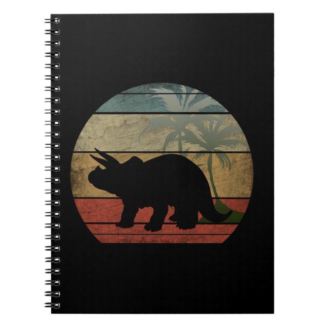 DINOSAUR SUNSET 3 NOTEBOOK (Front)