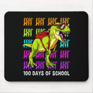 Dinosaur T Rex 100 Days of School Dinosaur T Rex K Mouse Mat