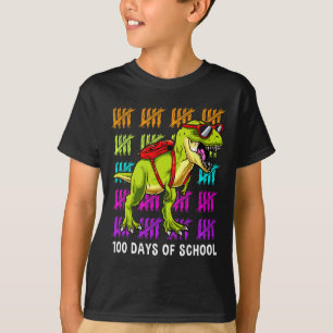 Dinosaur T Rex 100 Days of School Dinosaur T Rex K T-Shirt
