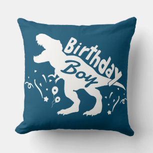 Dinosaur T Rex BIRTHDAY BOY Cushion