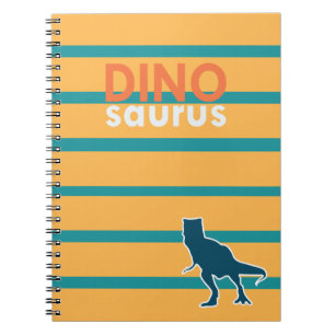 Dinosaur T-rex cartoon boy's personal Notebook