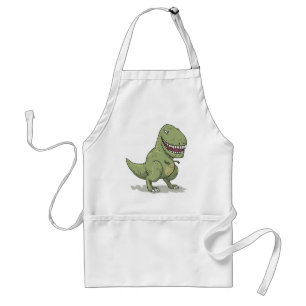 Dinosaur T Rex Cartoon Standard Apron