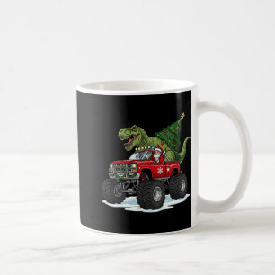 Dinosaur T Rex Christmas Santa Boys Men Girls Xmas Coffee Mug