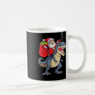 Dinosaur T Rex Christmas Santa Boys Men Girls Xmas Coffee Mug