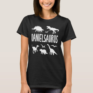 Dinosaur T Rex Dino Daniel Danielsaurus Boys Name T-Shirt