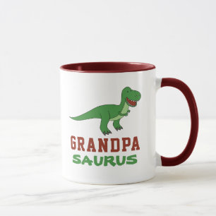 Dinosaur T-Rex Dino Granddad Abuelo Grandpasaurus Mug