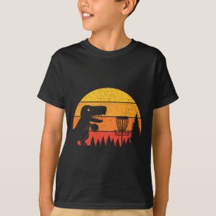 Dinosaur T-rex Disc Golf Player Sports Lovers T-Shirt