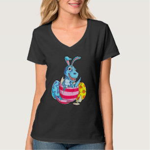 Dinosaur T Rex Easter Bunny Eggs Ears Funny Boys G T-Shirt