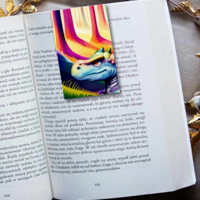 Dinosaur T-Rex Folding Bookmarks Bookmarkers Business Card (Creator Uploaded)