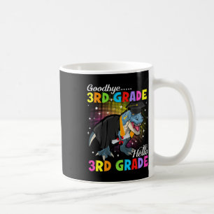 Dinosaur T Rex Goodbye 3rd Grade Hello 4th Grade G Coffee Mug