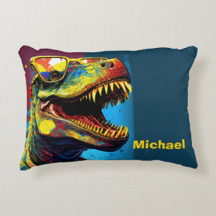 Dinosaur T Rex Jurassic Cool Decorative Cushion