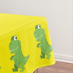Dinosaur T-rex Kids 1st Birthday Dino Party Tablecloth