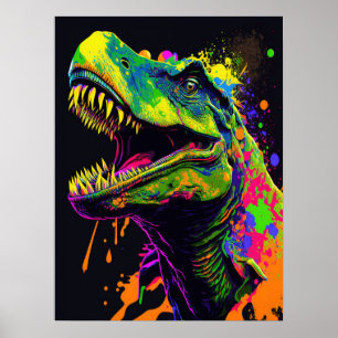 Dinosaur T Rex kids Poster