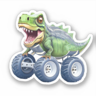 Dinosaur t-Rex monster truck