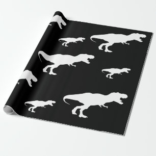 Dinosaur T Rex Pattern Wrapping Paper