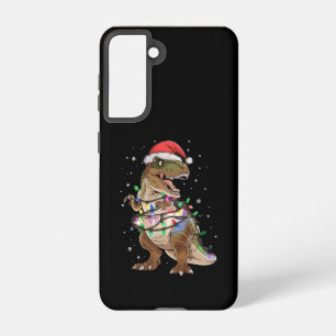Dinosaur T-rex Tree Christmas Sweater Xmas Dino Samsung Galaxy Case
