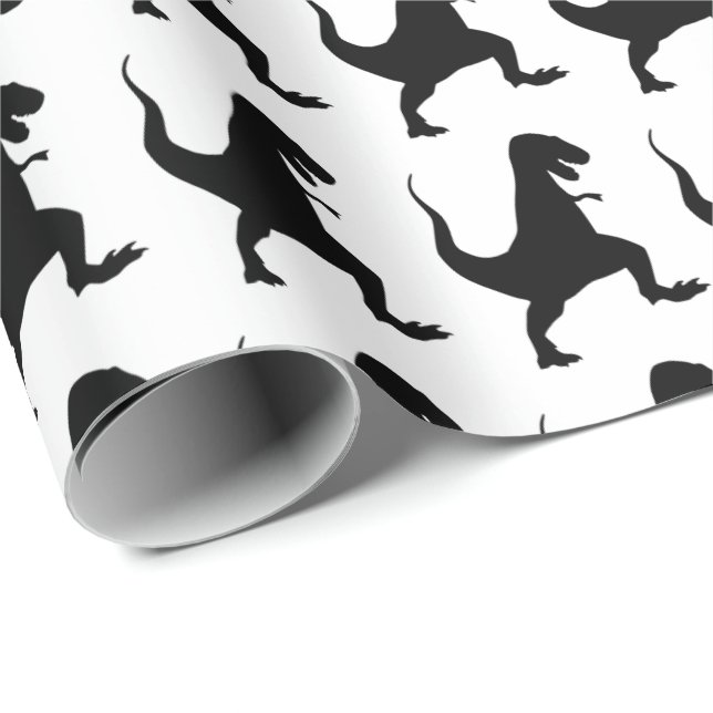 Dinosaur T-Rex Wrapping Paper (Roll Corner)