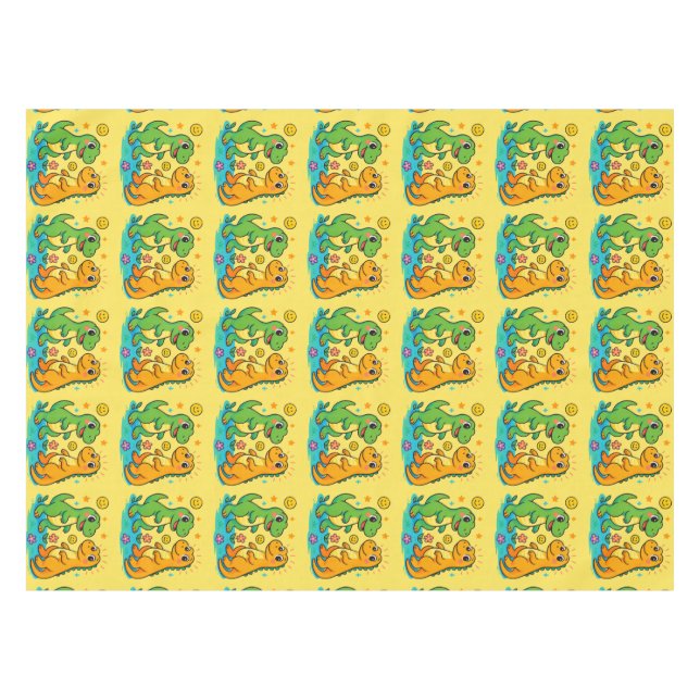 Dinosaur Tablecloth (Front (Horizontal))