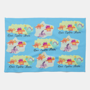 Dinosaur Tea Towel