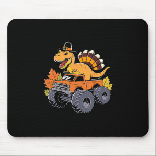 Dinosaur Thanksgiving Boys Kids Dino T Rex Monster Mouse Mat
