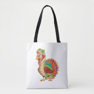 Dinosaur Thanksgiving Boys Turkey Saurus T rex Tur Tote Bag