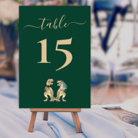 Dinosaur theme Wedding Green