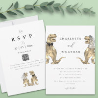 Dinosaur Theme Wedding QR code