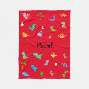 Dinosaur-Themed Blanket for Babies, Kids, Teens