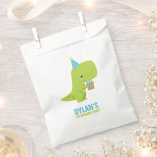 Dinosaur Themed Kids Birthday Party Favour Bags