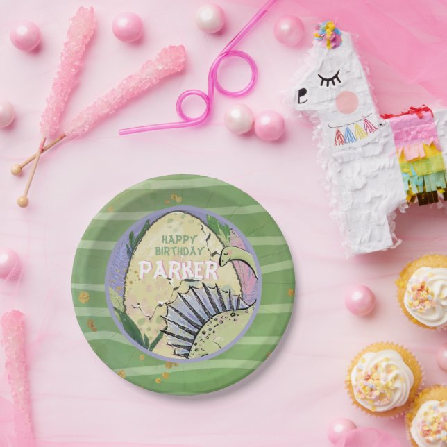Dinosaur Themed Party Paper Plate (Party)
