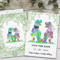 Dinosaur Themed Wedding Fun