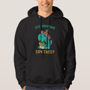 Dinosaur - They Call Me Taco Loco - Tacos - Food T Hoodie