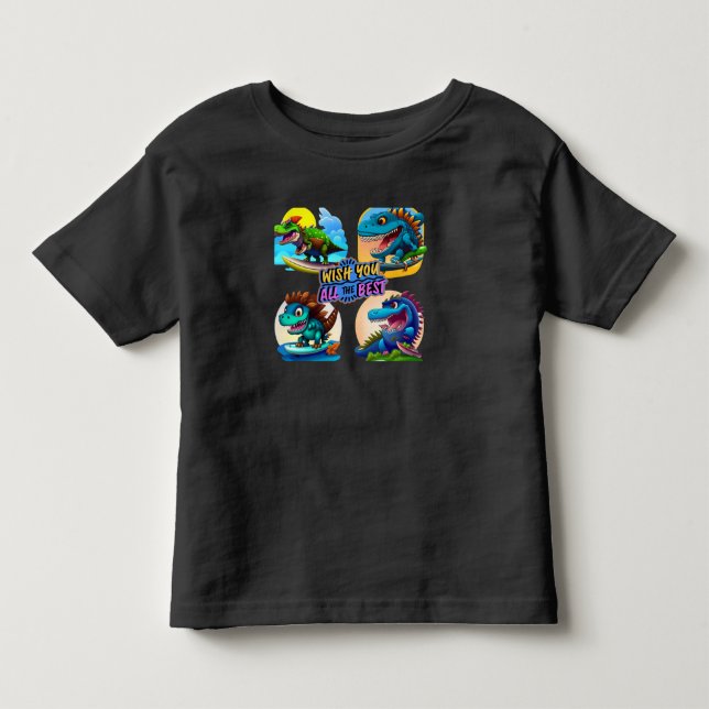 dinosaur toddler T-Shirt (Front)