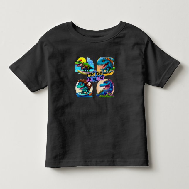 dinosaur  toddler T-Shirt (Front)