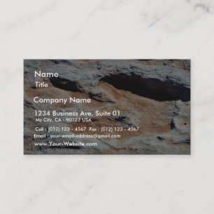 Dinosaur Tracks North Of Flagstaff Business Card