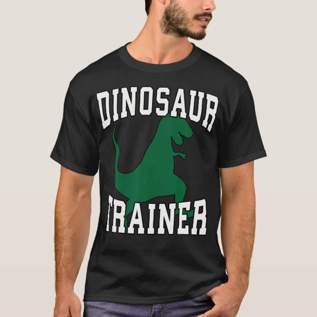 Dinosaur Trainer Halloween 	 Costume For Adults Ki T-Shirt (Front)